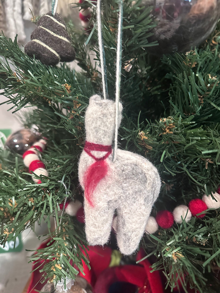 Christmas Felted Ornaments