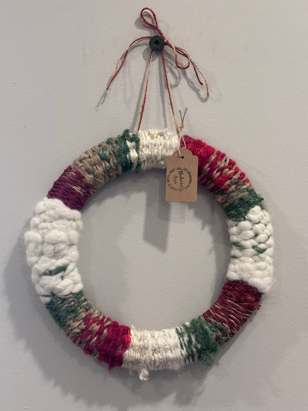 Holiday woven wreaths