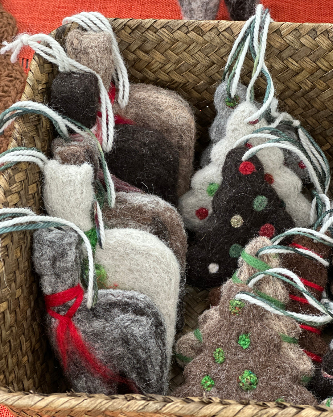 Christmas Felted Ornaments