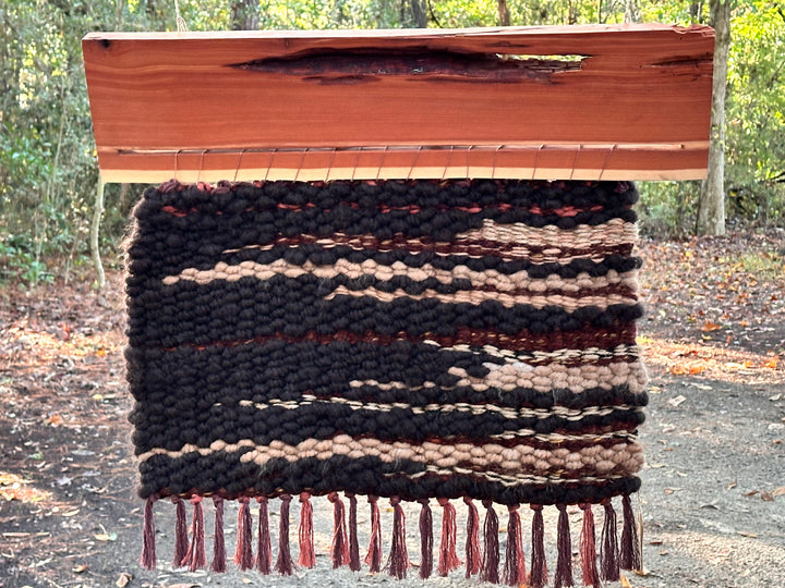 Cedar Peg Loom Tapestry