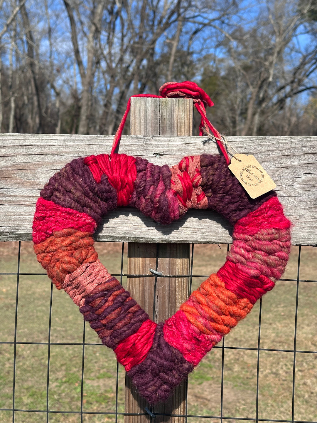 Holiday woven wreaths