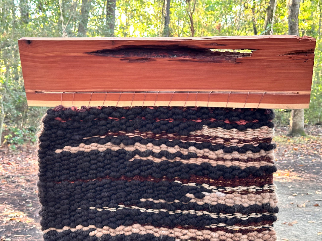 Cedar Peg Loom Tapestry