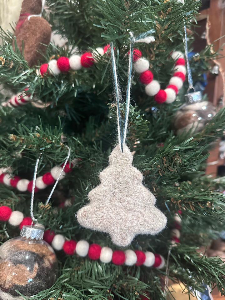 Christmas Felted Ornaments
