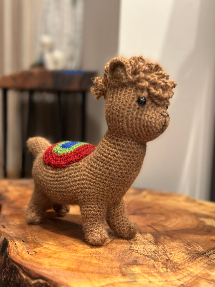 Crocheted Alpaca Stuffed Animal