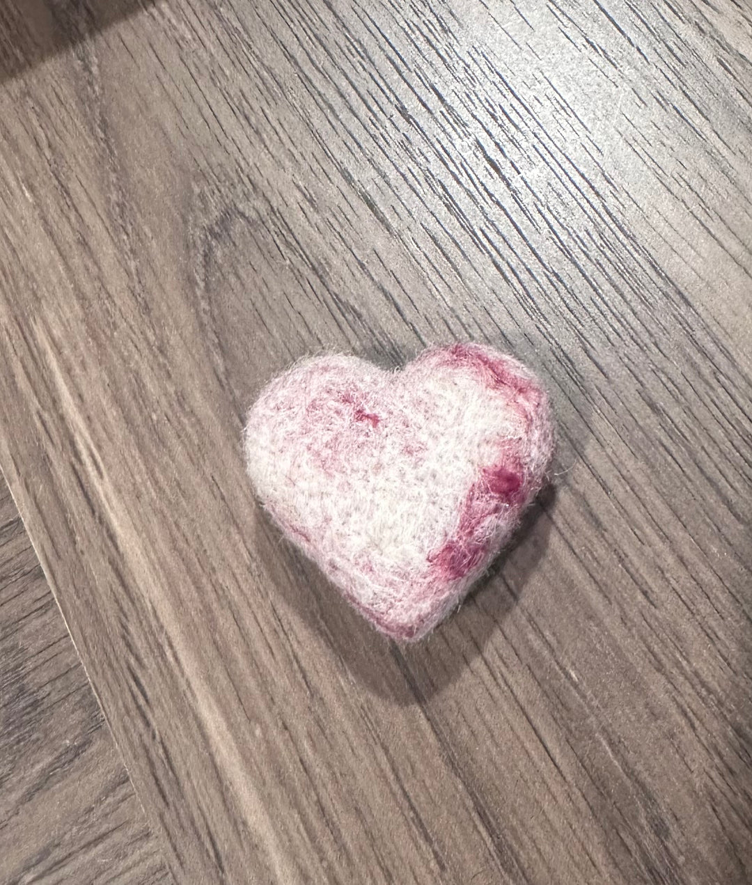 Felted Alpacas and Hearts