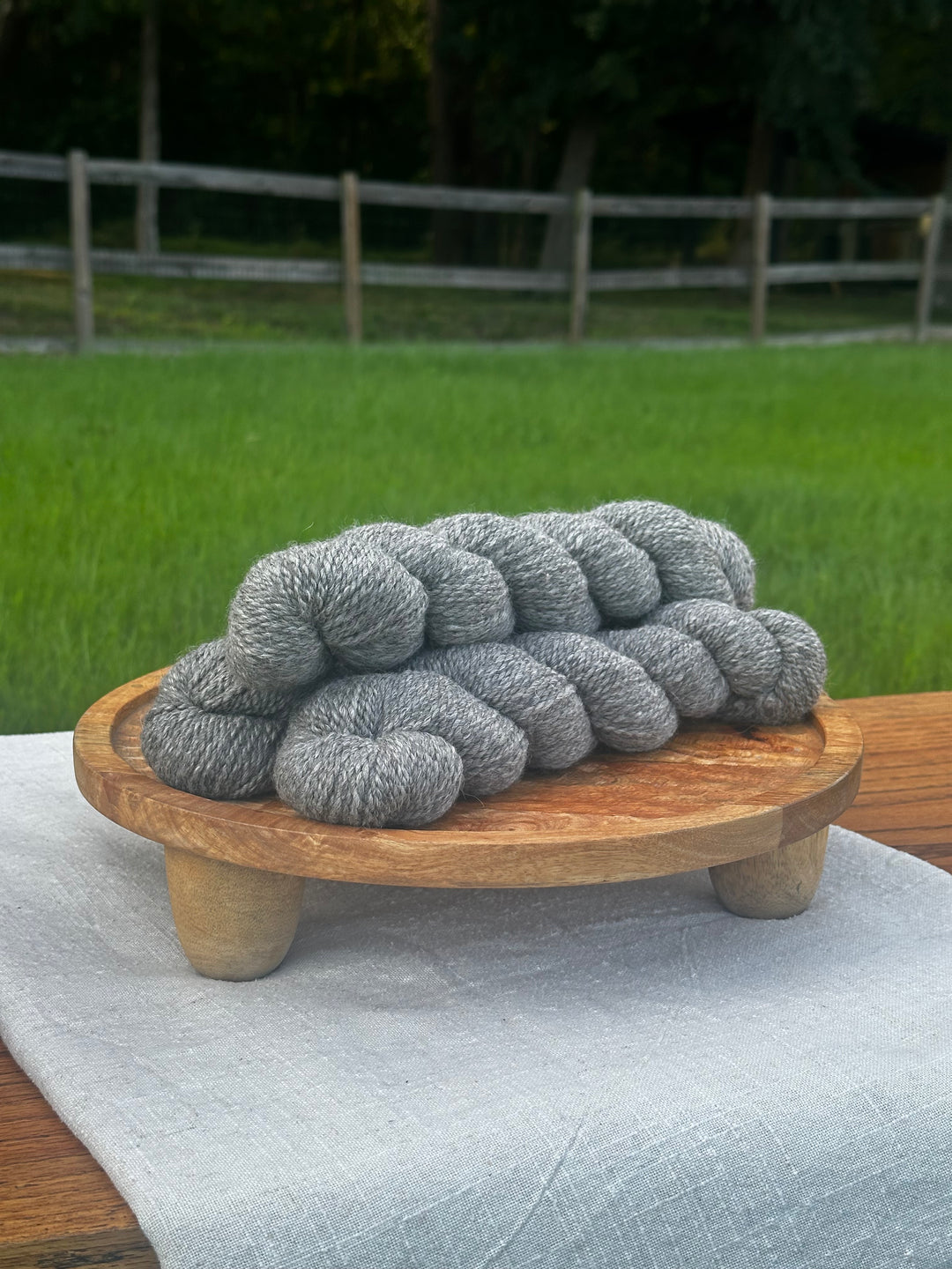 Light Grey yarn - Siler Cloud
