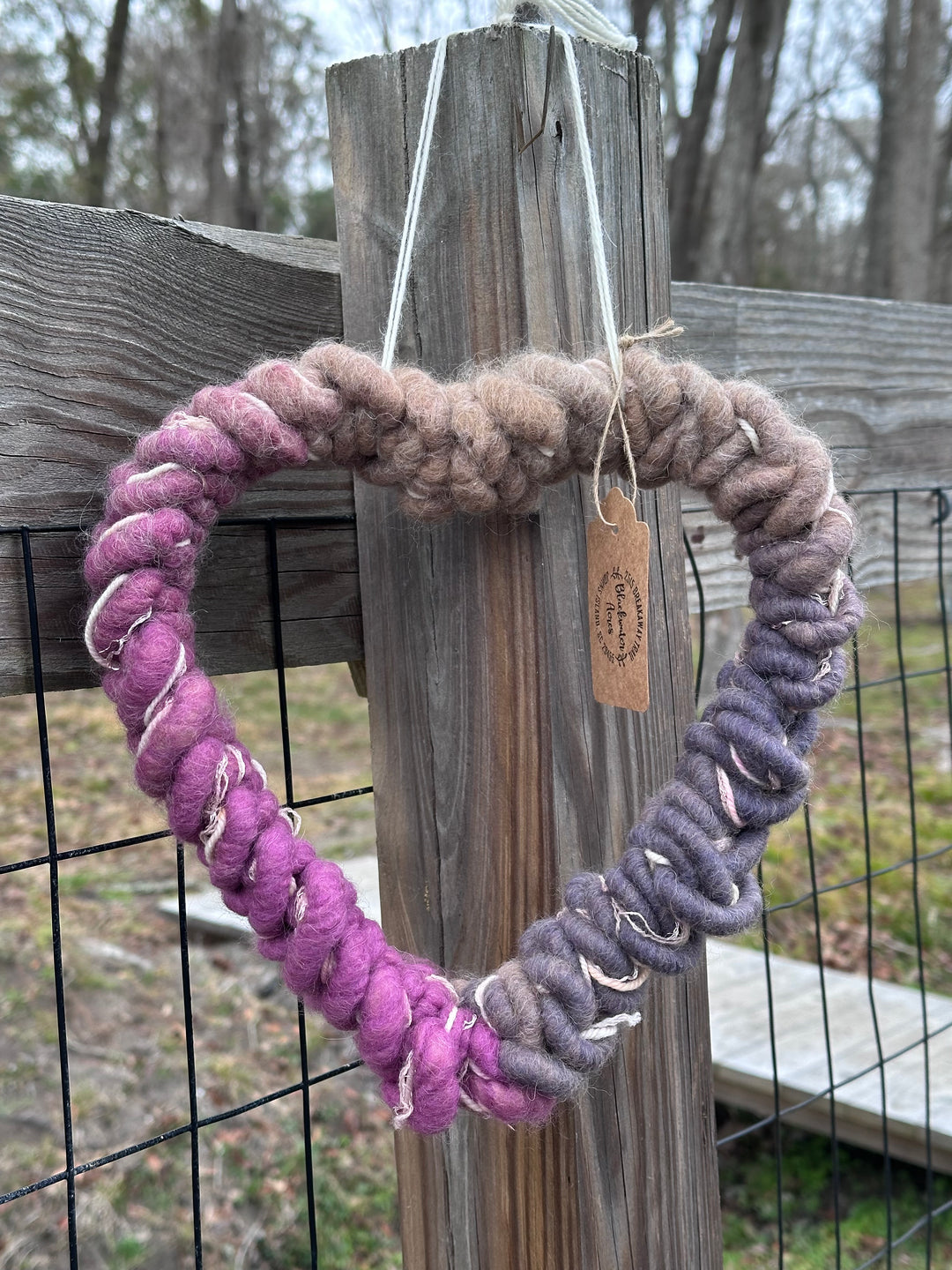 Holiday woven wreaths