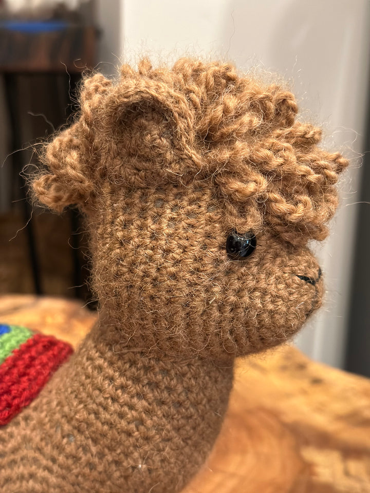 Crocheted Alpaca Stuffed Animal