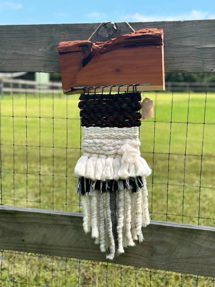 Leather Tapestry Weaving