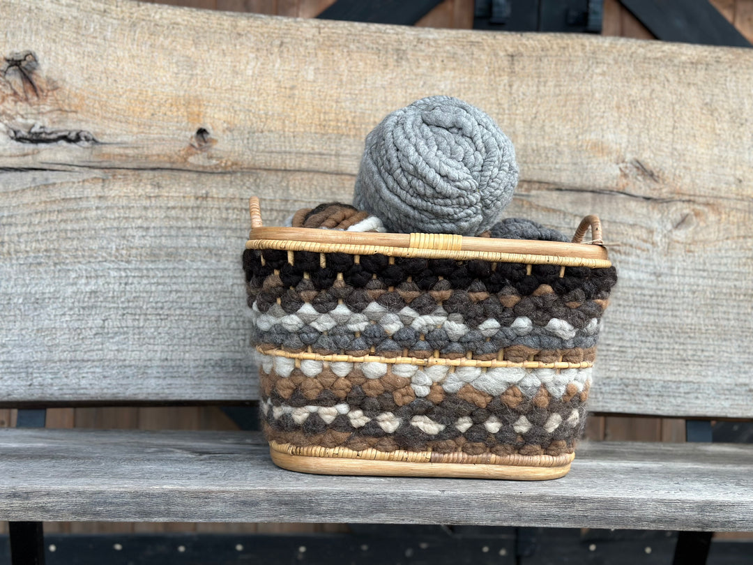 Woven Bamboo Basket