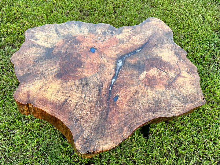 Pecan Epoxy Pour Coffee Table [For Pick Up or Local Delivery Only]