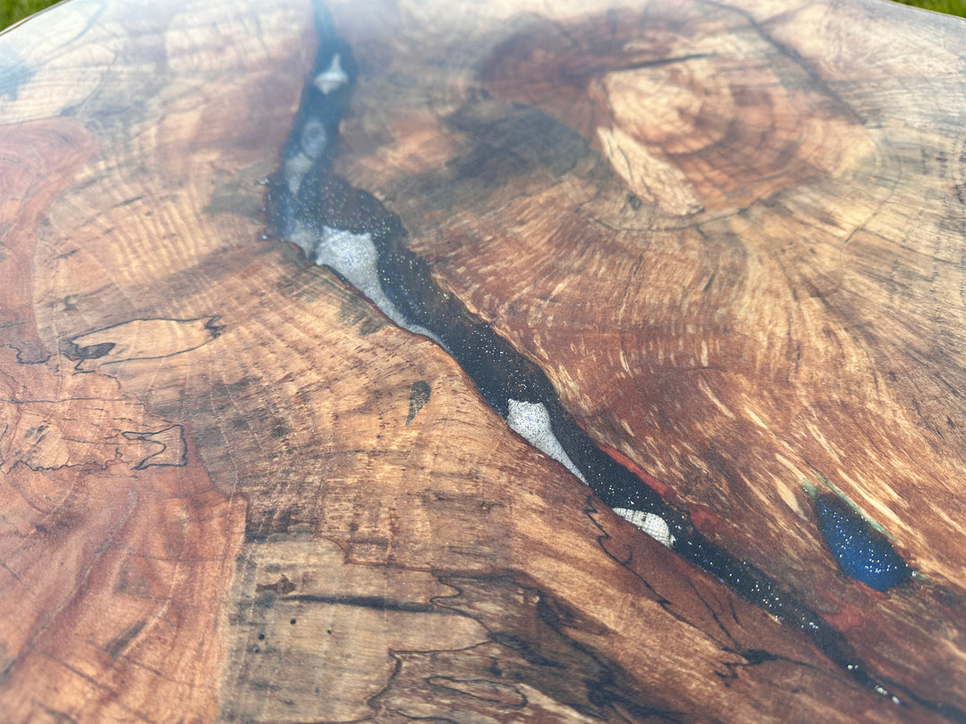 Pecan Epoxy Pour Coffee Table [For Pick Up or Local Delivery Only]