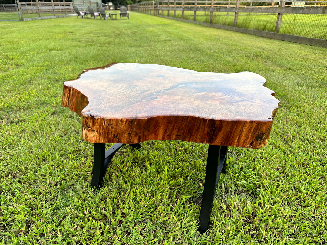 Pecan Epoxy Pour Coffee Table [For Pick Up or Local Delivery Only]