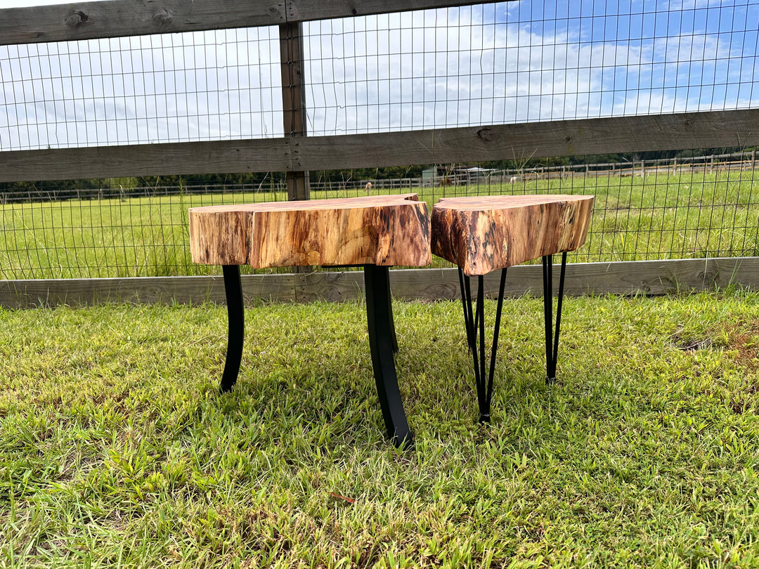 Pecan Side Tables [For Pick Up or Local Delivery Only]