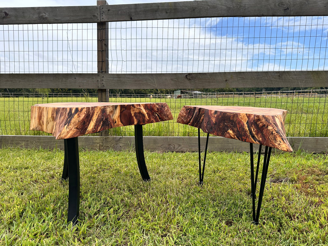 Pecan Side Tables [For Pick Up or Local Delivery Only]