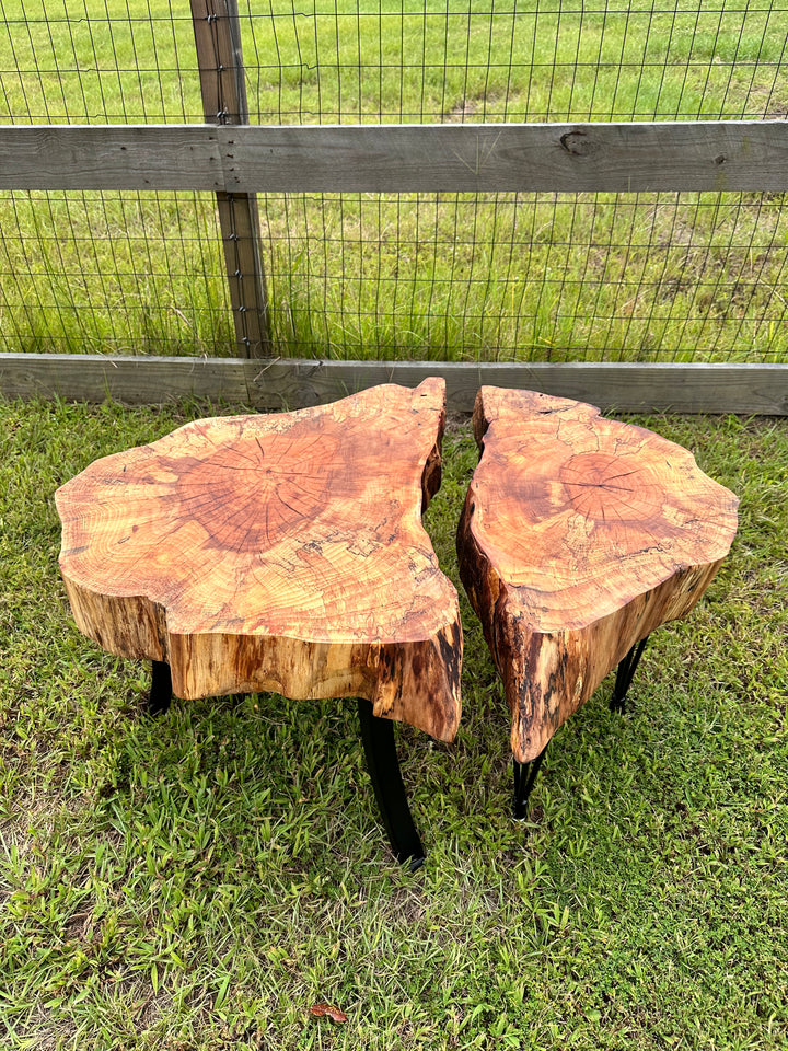 Pecan Side Tables [For Pick Up or Local Delivery Only]